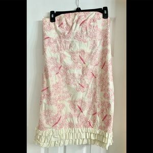 Lily Pulitzer Dress, White and Pink, Size 6